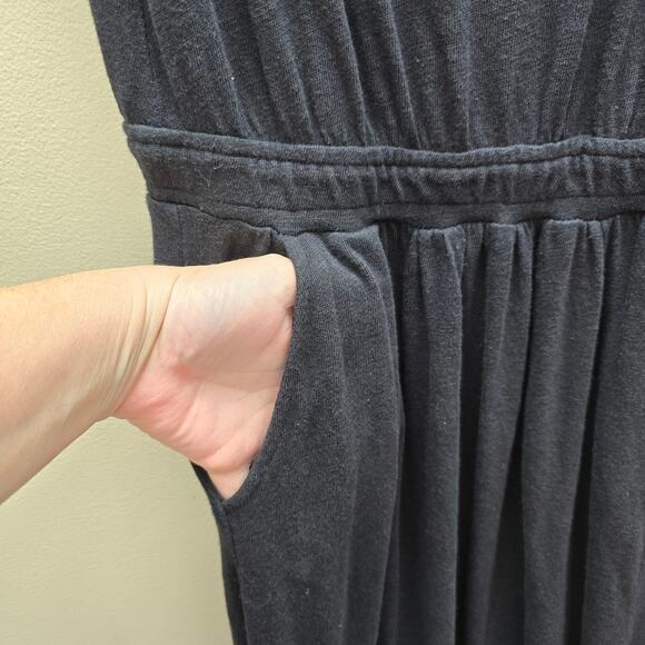 Free People Beach Women's Back Cut Out Adriana Maxi Dress Black Size Small - Picture 4 of 7